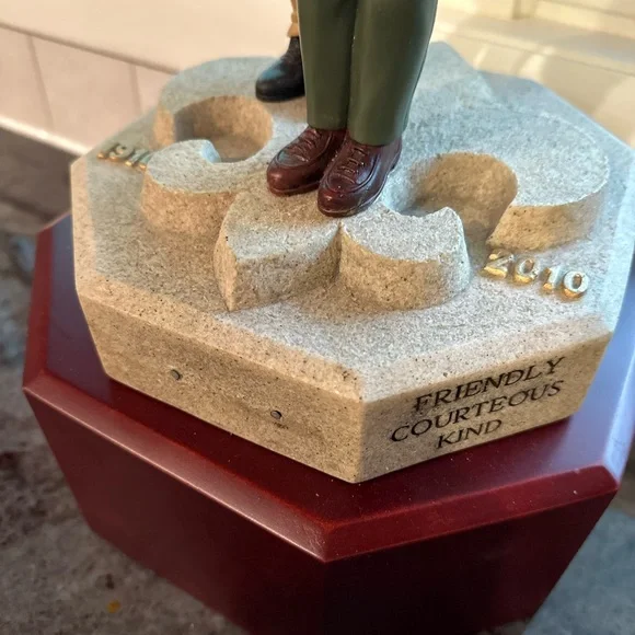 Boy Scouts Statue - “A Century of Scouting” By Joseph Csatari - Picture 4 of 5